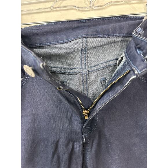 Old Navy Womens Rockstar Skinny Jeans Size 4/28 Short Mid Rise Dark Wash Denim - Picture 4 of 12